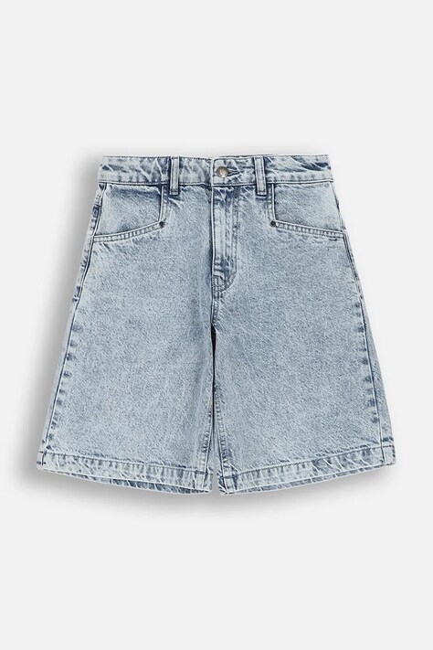 Coccodrillo szorty dziecięce jeansowe niebieskie high waist COLLECTION JEANS GIRL