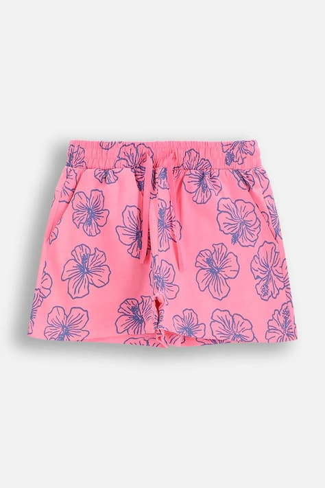 Coccodrillo šortky detské bavlnené ružové regular waist EVERYDAY GIRL