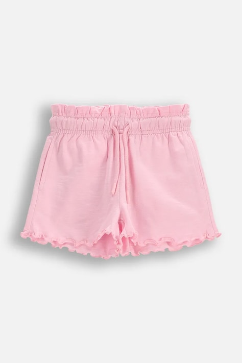 Coccodrillo kratke hlače otroške bombažne rožnate srednji pas WAVES GIRL KIDS