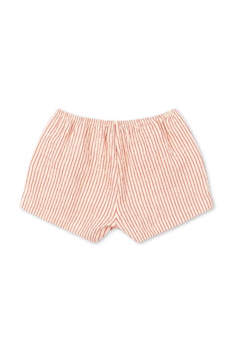 Konges Sløjd шорти дитячі бавовняні ELLIE FRILL SHORTS GOTS — SS26-SZG054, рожевий — фото 2