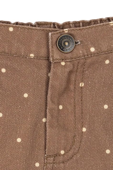 Konges Sløjd шорти дитячі бавовняні MAGOT SHORTS GOTS — SS26-SZG055, коричневий — фото 5