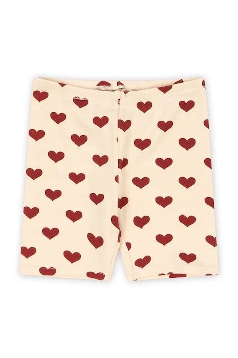 Konges Sløjd σορτς παιδικά με βαμβάκι BASIC SHORT LEGGINGS GOTS μπεζ KS105658