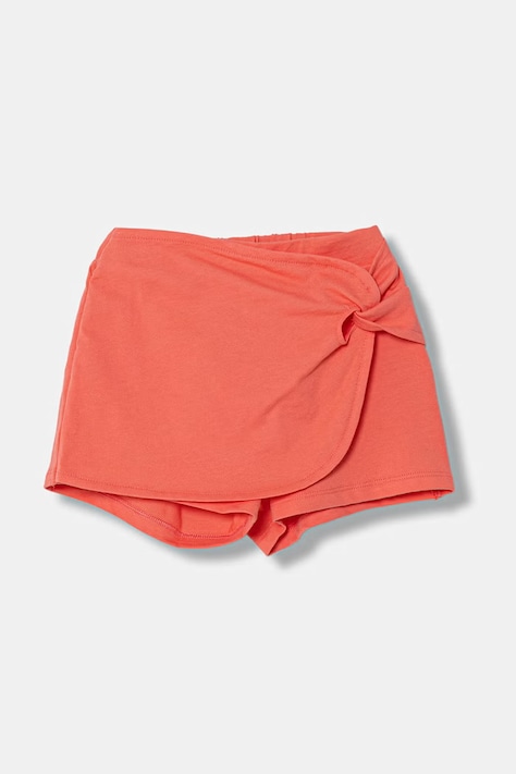 United Colors of Benetton teplákové šortky dětské bavlněné oranžové regular waist 3MI5G9028