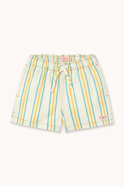 Дитячі бавовняні шорти Tinycottons MULTICOLOR STRIPES SHORTS — фото 2
