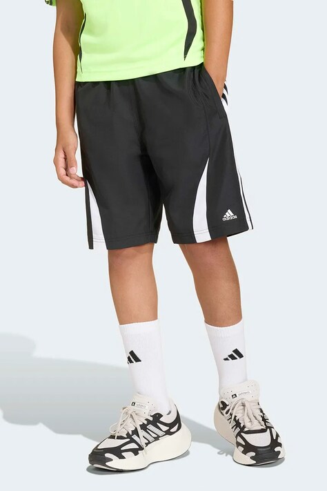 adidas Originals szorty dziecięce kolor czarny z aplikacją KC9564