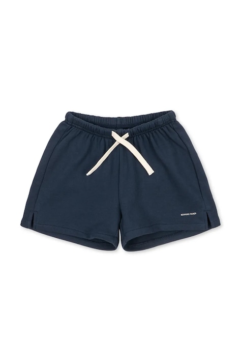 Παιδικό βαμβακερό σορτς Konges Sløjd SPOTTY SWEAT SHORTS GOTS χρώμα: ναυτικό μπλε, KS105091