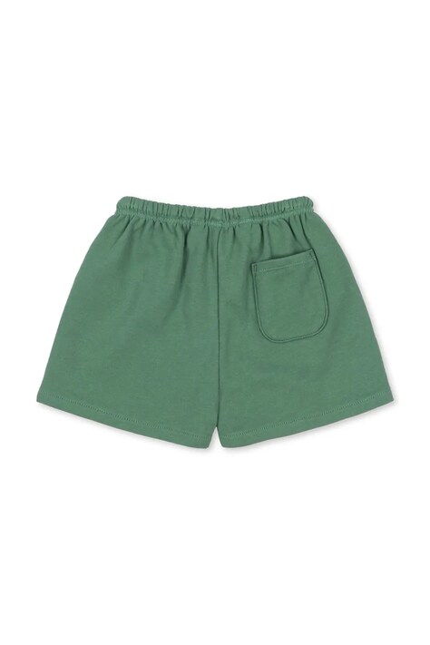 Дитячі бавовняні шорти Konges Sløjd SPOTTY SWEAT SHORTS GOTS — SS26-SZK016, зелений — фото 2