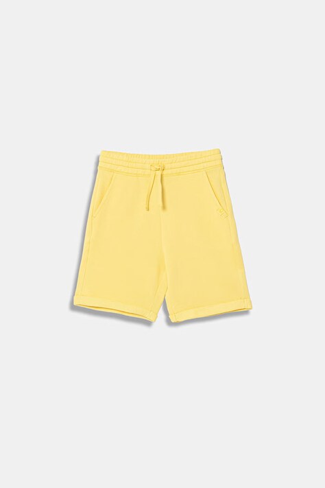 United Colors of Benetton szorty dziecięce bawełniane żółte regular waist 3J68C901G