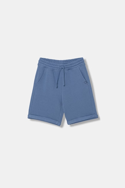 United Colors of Benetton szorty dziecięce bawełniane niebieskie regular waist 3J68C901G