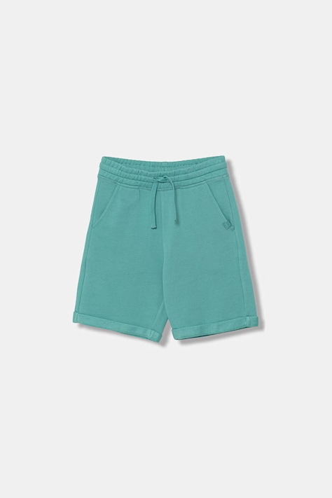 United Colors of Benetton szorty dziecięce bawełniane zielone regular waist 3J68C901G