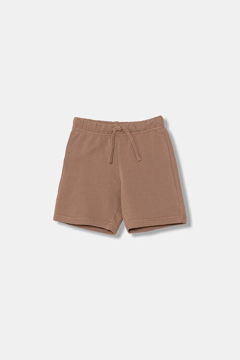 United Colors of Benetton szorty dziecięce bawełniane brązowe 3J70G900P