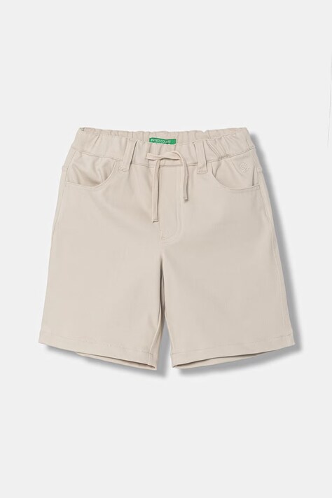 United Colors of Benetton šortky detské béžové high waist 46D6C904E