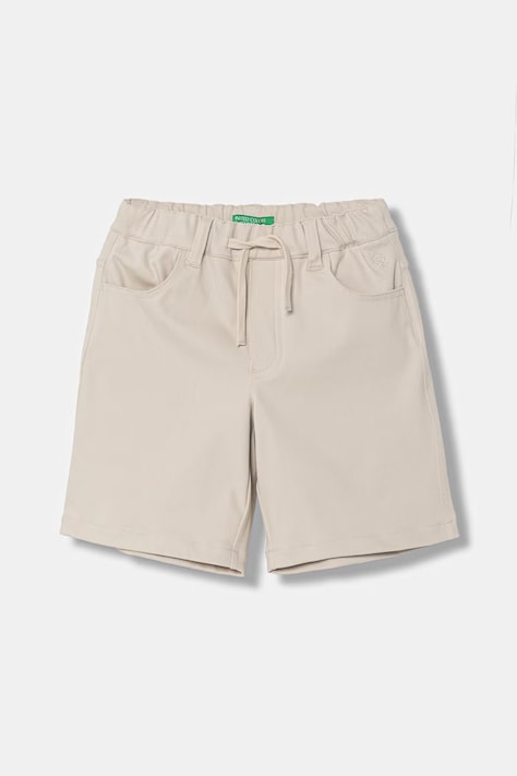 United Colors of Benetton šortky detské béžové high waist 46D6C904E