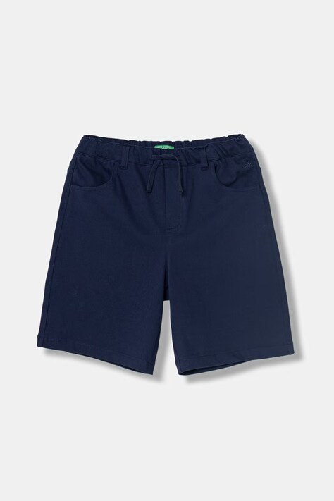 United Colors of Benetton detské šortky tmavomodré high waist 46D6C904E