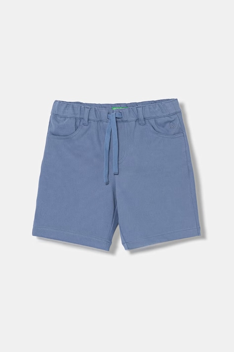 United Colors of Benetton pantaloni scurți pentru copii albaștri regular waist 46D6G9036