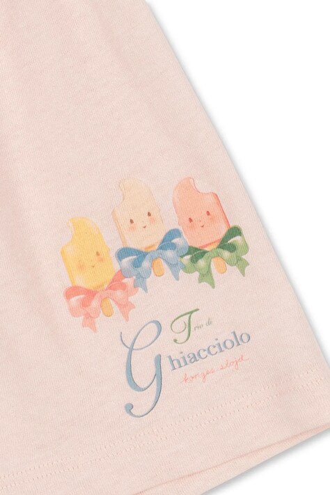 Konges Sløjd szorty dziecięce z bawełną ERA SHORTS OCS beżowe regular waist KS105357