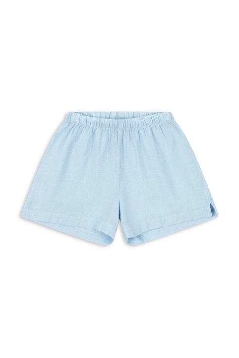 Konges Sløjd pantaloni scurți copii din bumbac FRAN SHORTS GOTS albaștri KS105389