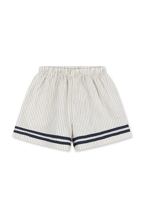 Konges Sløjd szorty dziecięce bawełniane ALLIE SAILOR SHORTS GOTS białe KS105256