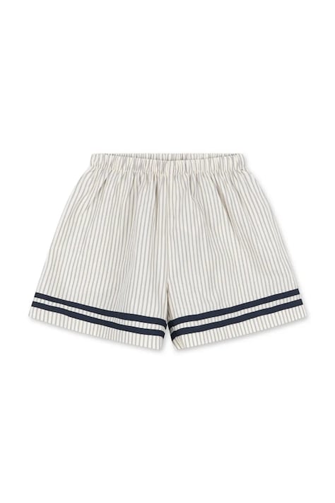 Konges Sløjd szorty dziecięce bawełniane ALLIE SAILOR SHORTS GOTS białe KS105256