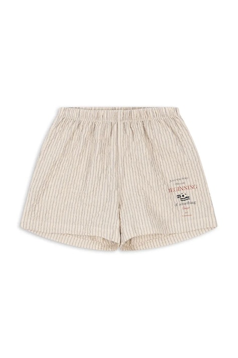 Konges Sløjd σορτς Παιδικά με βαμβάκι ELLIOT SHORTS GOTS μπεζ κανονική KS105350