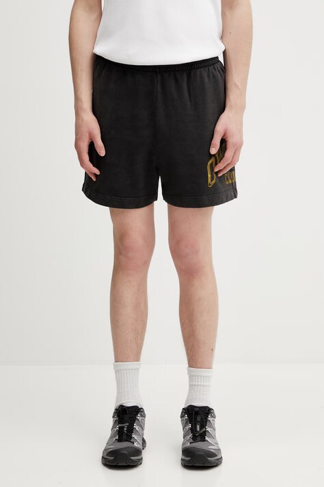 Bavlnené šortky Represent Owners šedá farba, OCM100049.02