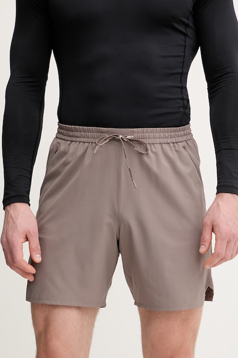 Tréningové šortky Salomon SHKout hnedá farba, LC2450900