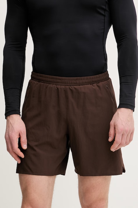 Tréningové šortky Salomon SHKout hnedá farba, LC2640600