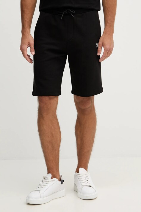 Karl Lagerfeld szorty bawełniane męskie kolor czarny 561917.705783