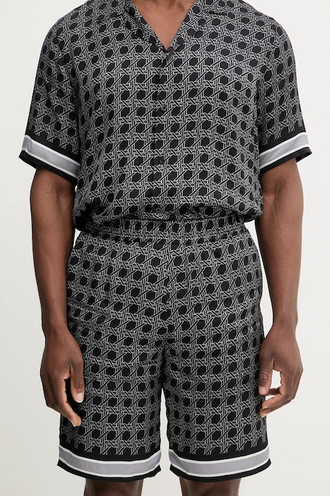 Karl Lagerfeld szorty męskie kolor czarny 561881.265702