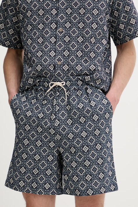 Les Deux szorty męskie bawełniane Harry niebieskie 1001373