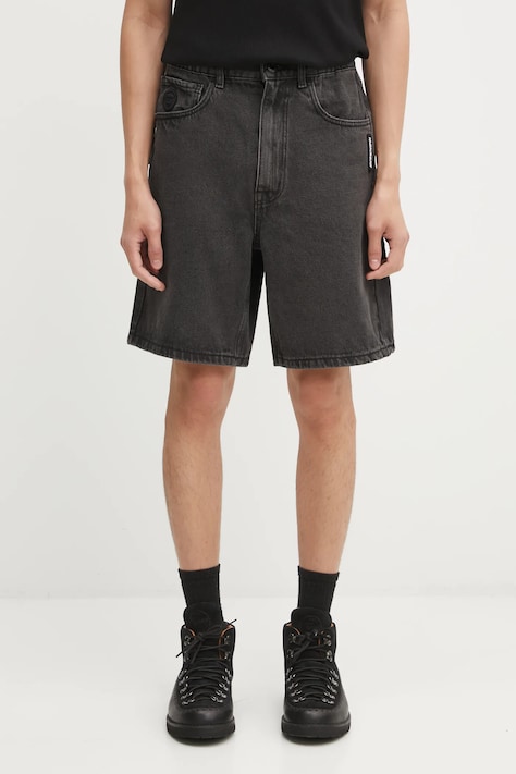AAPE szorty jeansowe Now męskie kolor czarny AAPSPMB668XXO