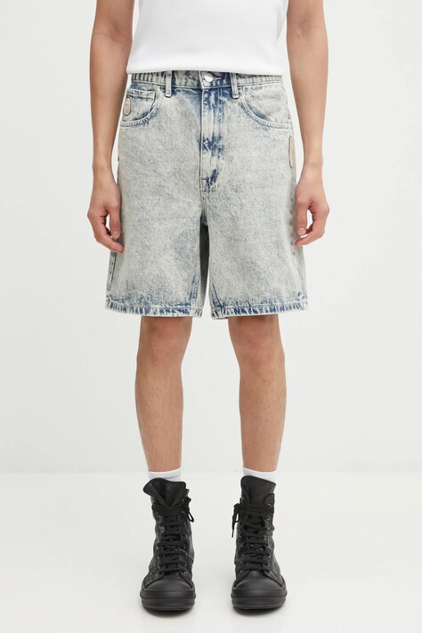 AAPE szorty jeansowe Now męskie kolor niebieski AAPSPMB668XBO
