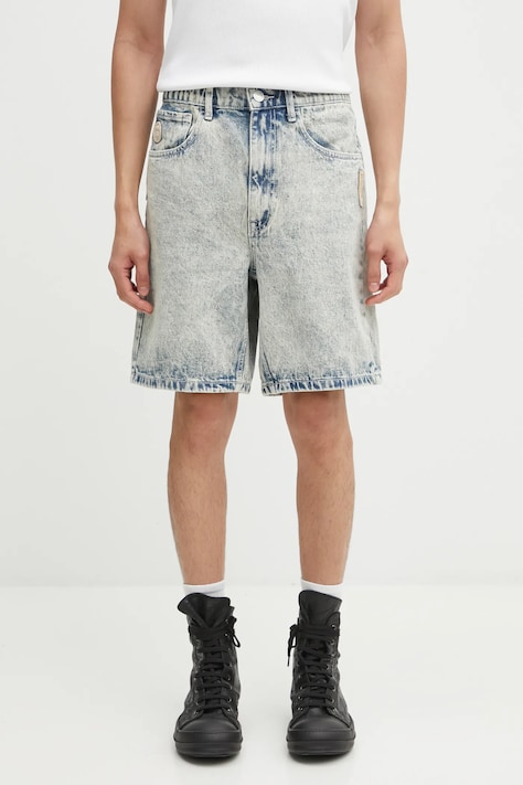 AAPE szorty jeansowe Now męskie kolor niebieski AAPSPMB668XBO