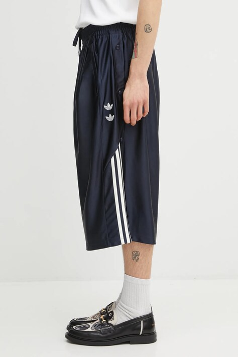 adidas Originals shorts x Willy Chavarria Dazzle Snap Short navy blue color KD1800