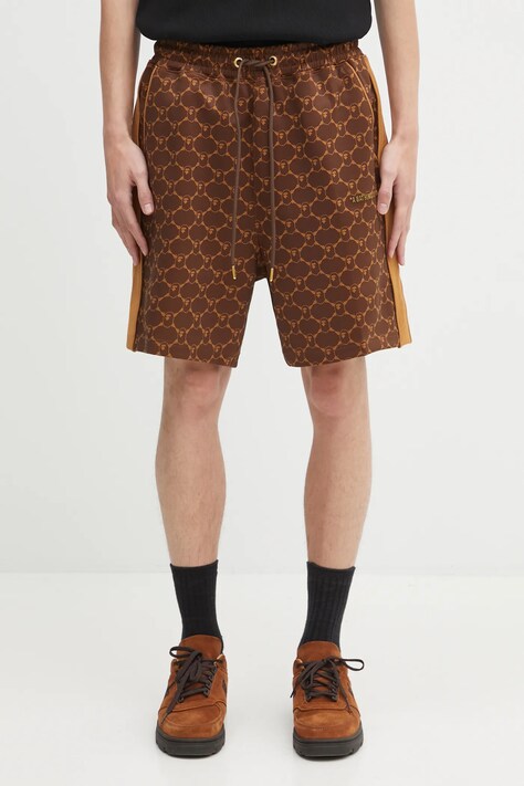 A Bathing Ape szorty College Monogram męskie kolor brązowy 1L30153320