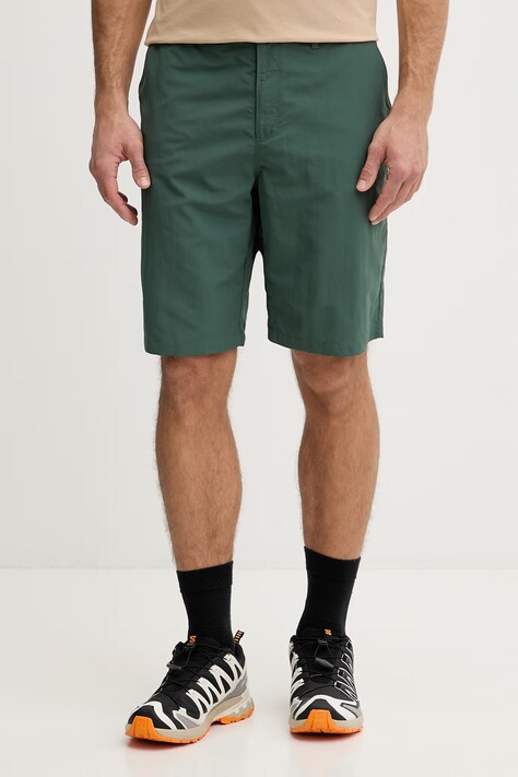 Jack Wolfskin szorty sportowe męskie Duneland zielone regular waist A65926