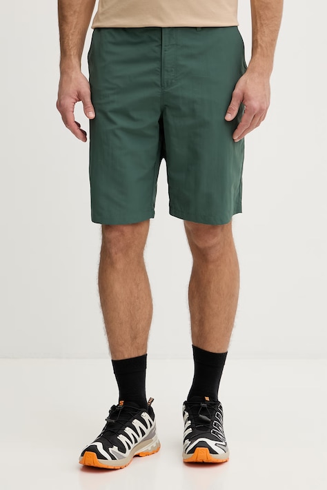 Jack Wolfskin szorty sportowe męskie Duneland zielone regular waist A65926