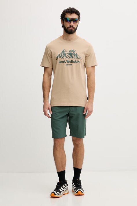 Jack Wolfskin спортивні шорти чоловічі Duneland — SS26-SZM02K, зелений — фото 2