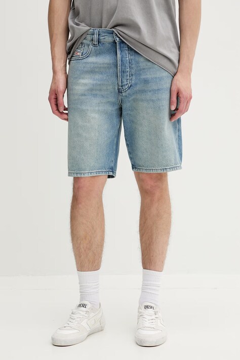 Diesel szorty męskie niebieskie regular waist A06430.0BEBF