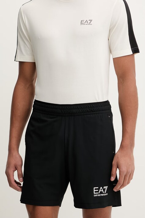 EA7 Emporio Armani szorty treningowe kolor czarny AF21059.7M001720