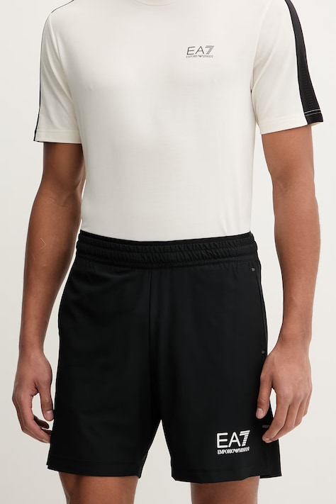 EA7 Emporio Armani szorty treningowe kolor czarny AF21059.7M001720