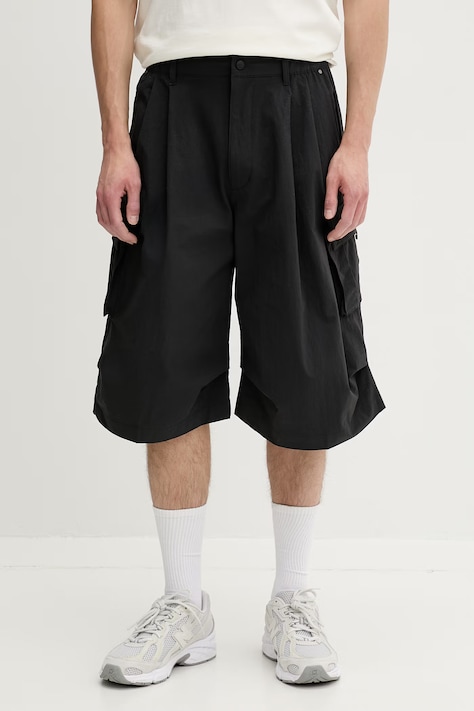 adidas Originals šortky pánske čierne vysoký pás KD2778