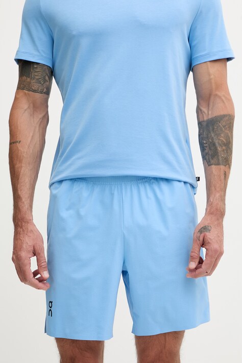 On szorty sportowe męskie Focus niebieskie regular waist 1MF11194405