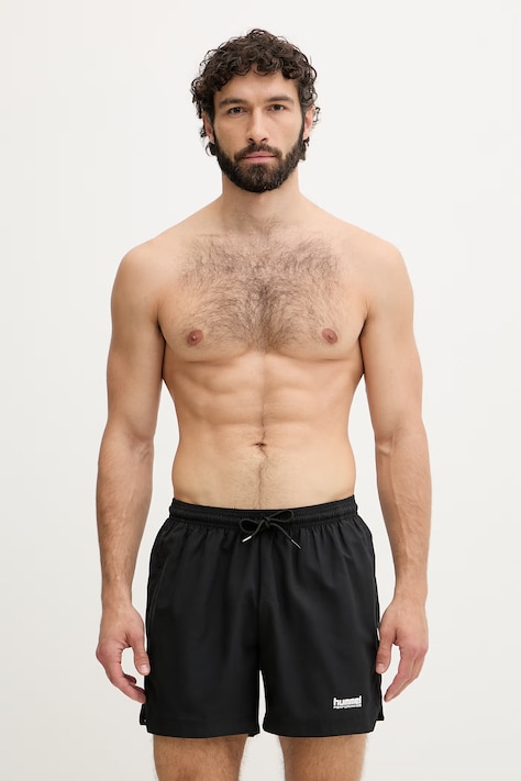 Hummel pantaloni scurți de baie pentru bărbați negri 232880