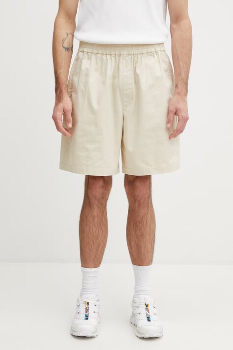 Axel Arigato Heath Drawstring Shorts szorty bawełniane męskie beżowe high waist A3809002