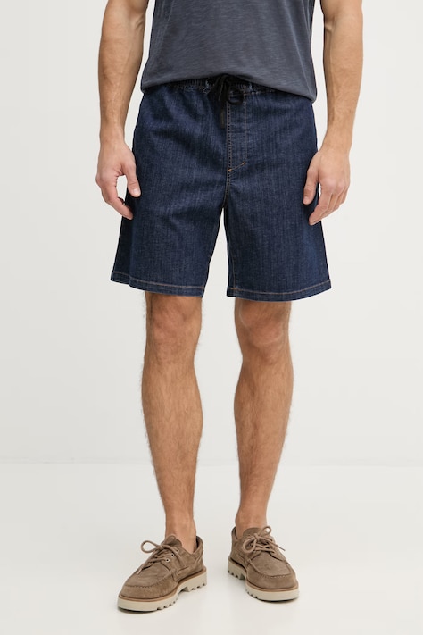 Trussardi szorty męskie jeansowe granatowe regular waist P414M000141N