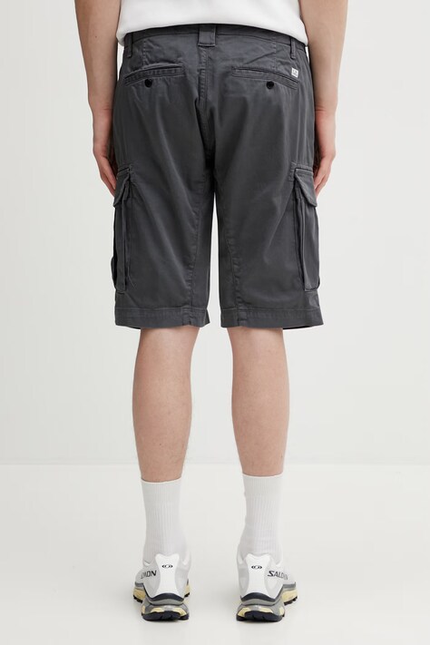 Σορτς C.P. Company χρώμα: γκρι, 20CMBE746A005694G