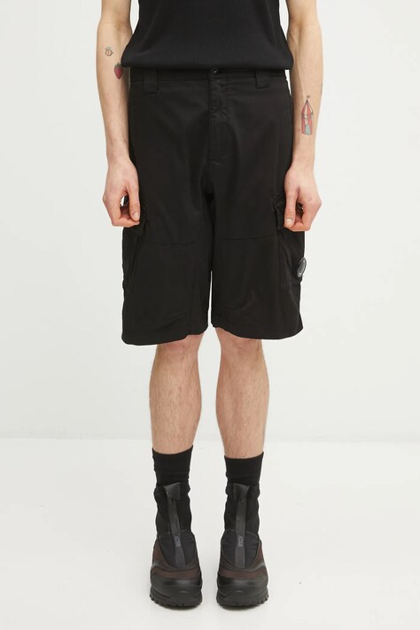 C.P. Company szorty męskie kolor czarny RSCMBE746A005694G