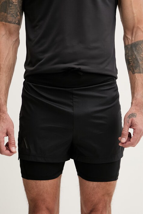adidas TERREX szorty 2w1 męskie czarne regular waist JY4182