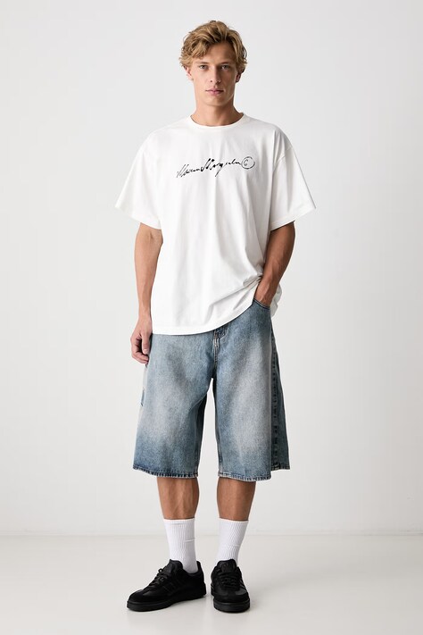 adidas Originals шорти чоловічі джинсові — SS26-SZM08L, блакитний — фото 2